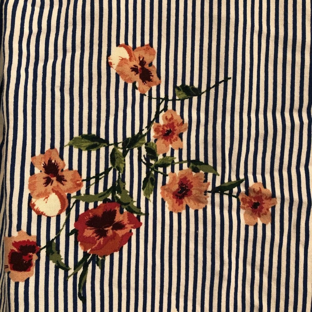 Forever 21  Stripped Floral Long Sleeve